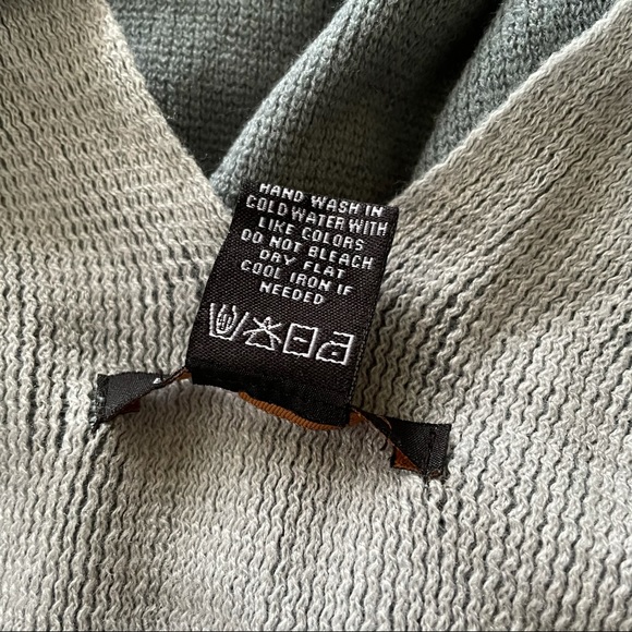 BCBG Maxazria Fringe Wrap  One Size Fits All Blue - Picture 11 of 11